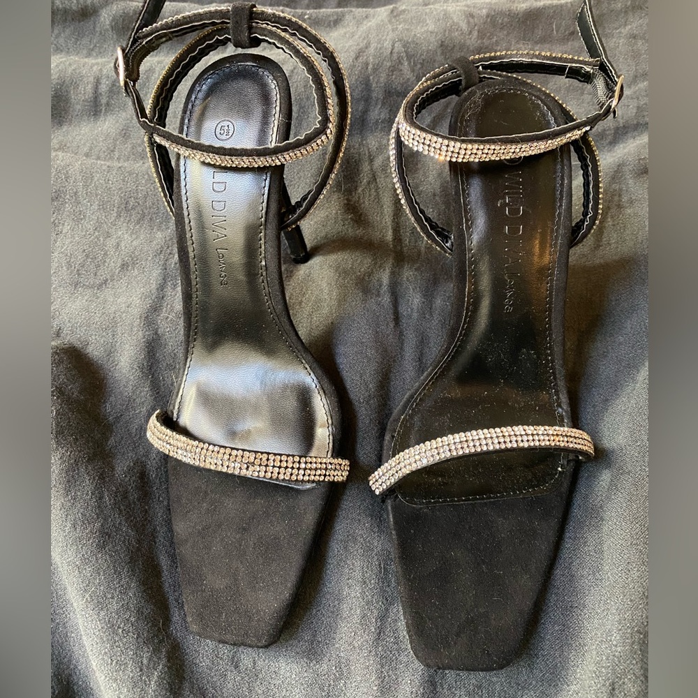 Wild Diva Rhinestone Heel